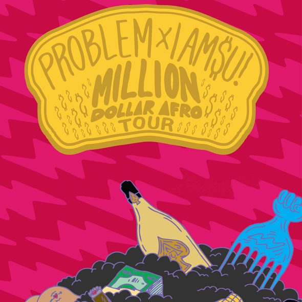 Tour: Iamsu! & Problem's Million Dollar Afro Tour - Audible Treats