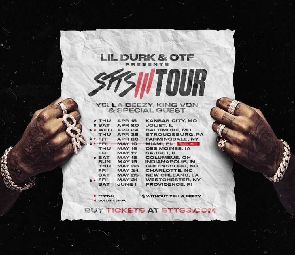 Lil Durk Recruits His OTF Brethren For a National Tour as "Home Bo...