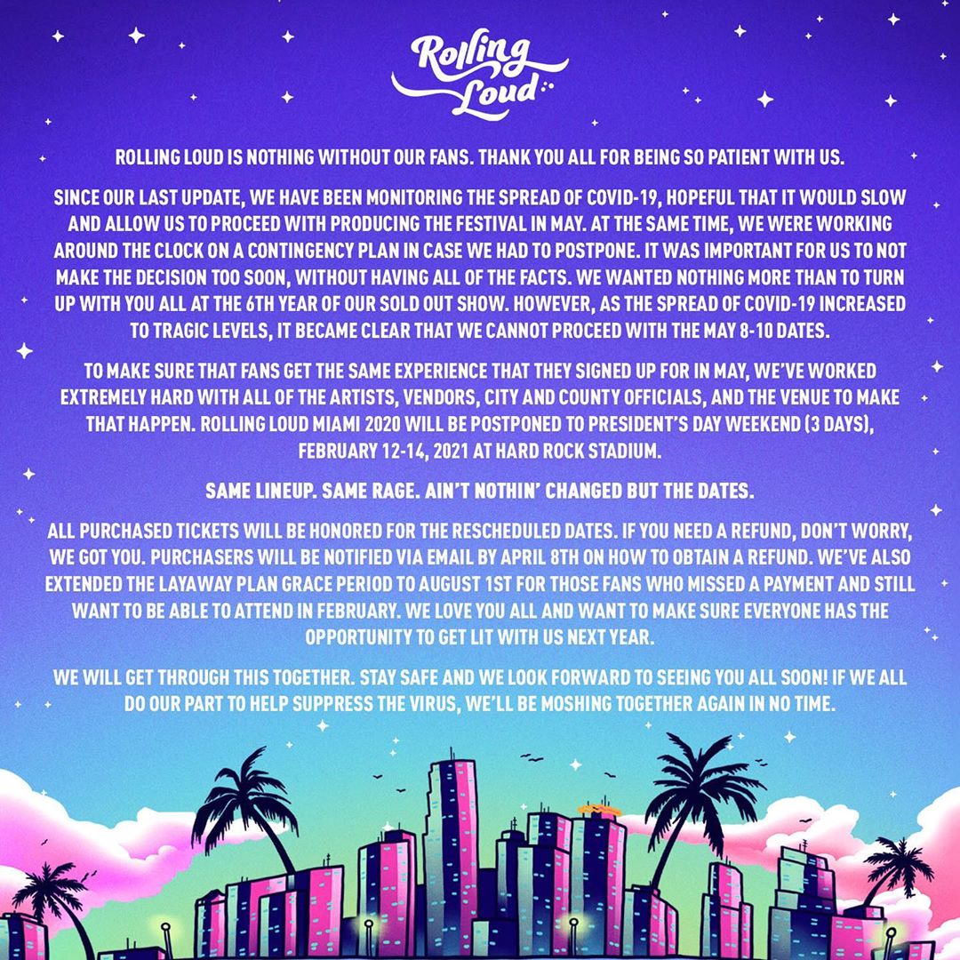 2021 rolling loud deals festival