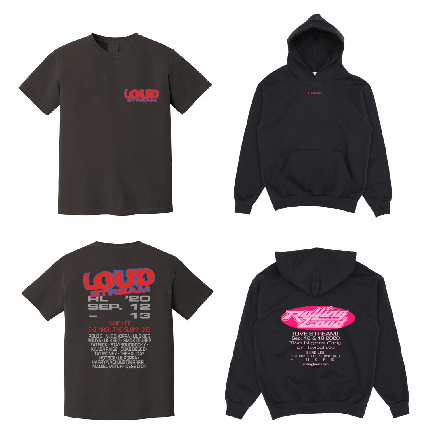 Rolling Loud Reveals New "Loud Stream" Merch, Available This Weekend