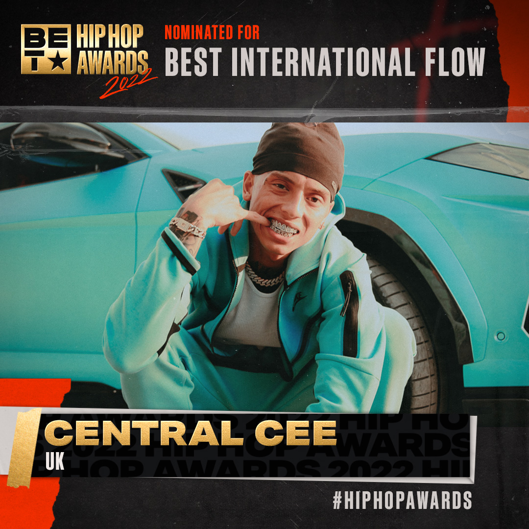 Central Cee Earns BET Hip-Hop Award Nomination for Best International Flow  - Audible Treats