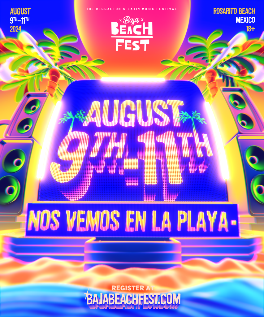 Baja Beach Fest Announces 2024 Dates, Returning to Rosarito from 8/98/