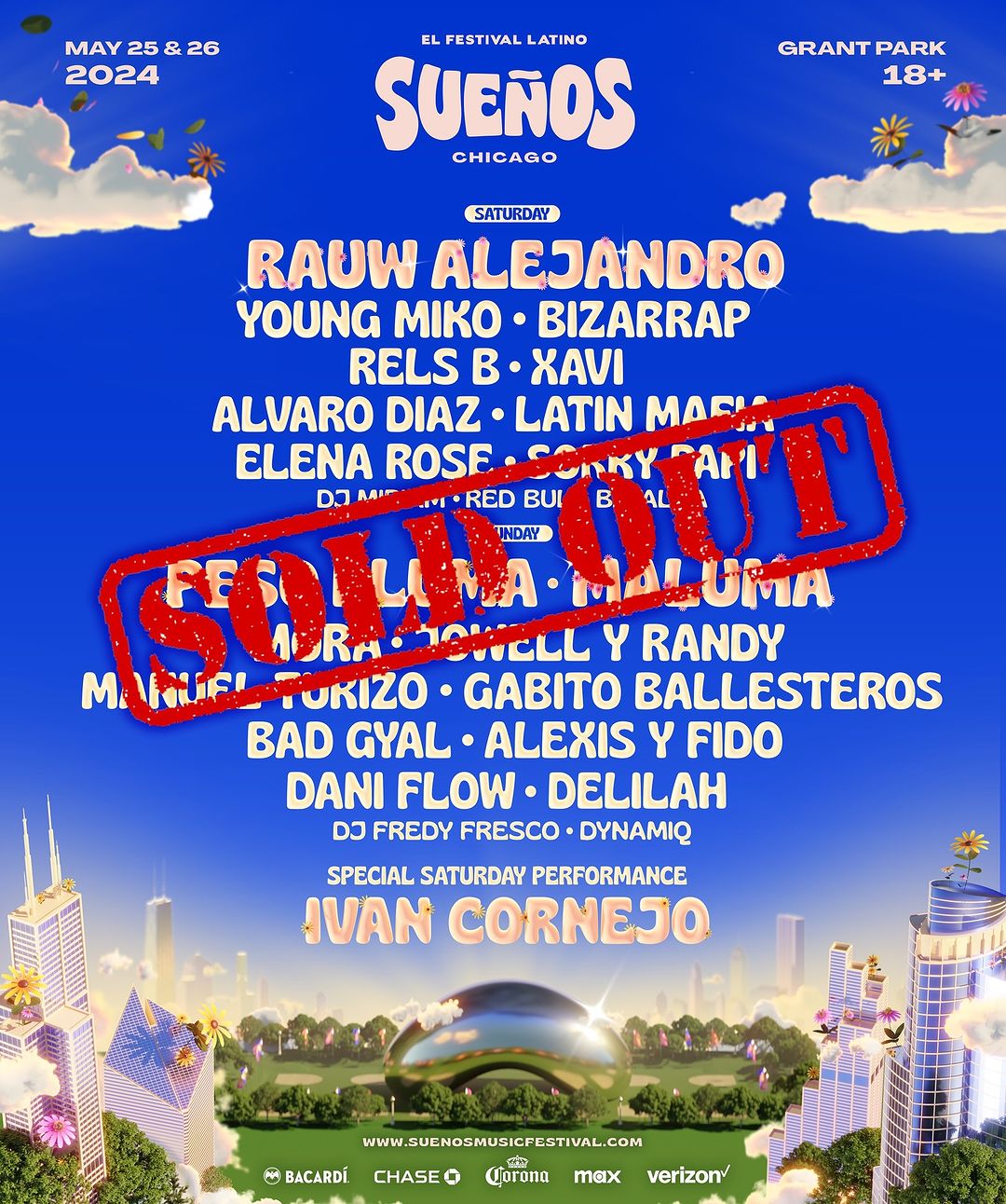 SOLD OUT Sueños 2024, El Festival Latino Audible Treats